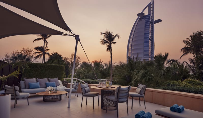 Family Garden Suite, Terrace Sunset